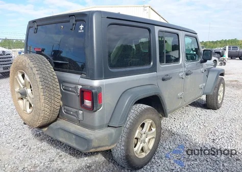 2021 Jeep Wrangler Unlimited Sport Rhd 4X4 z USA, uszkodzony, nr VIN 1C4HJXKN5MW640922